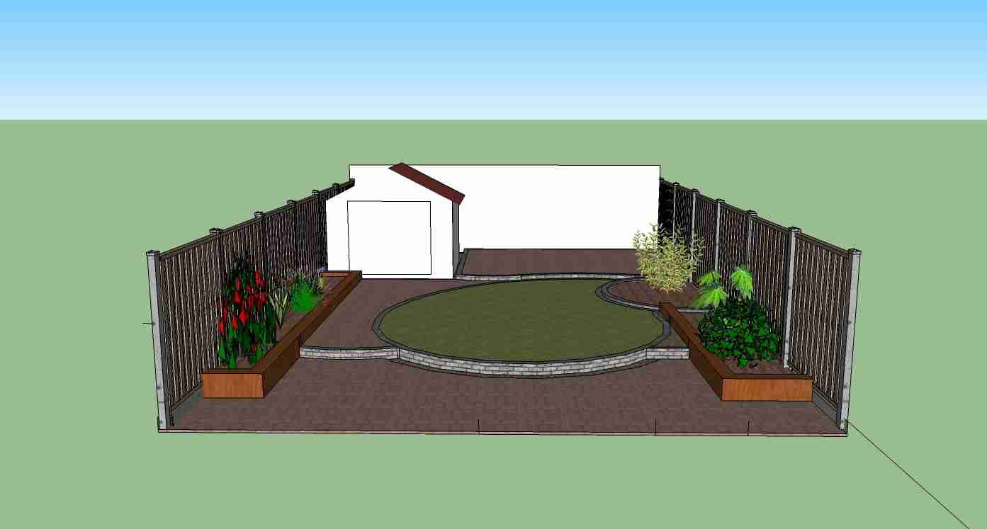 3D model garden design