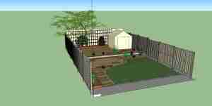 Garden design 3D