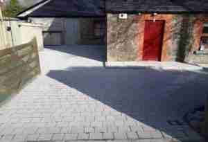 Sienna Silver Granite Textured Block Driveway