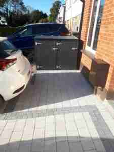 New wheelie bin screening