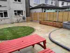 View of garden from rear