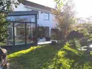 Image of garden space before