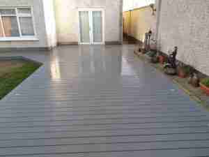 Image of Composite decking and lights