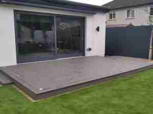 Image of contemporary low maintenance Composite decking 