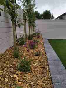 Raised bed planting & screening