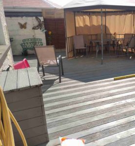 Image of old decking