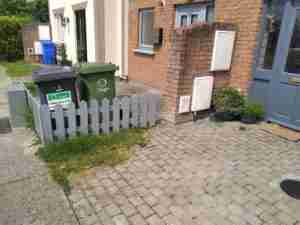 Garden before with undefined boundary and beds