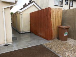Image of new easy to maintain porcelain paving